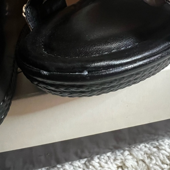 Soft Styles  Tan Wedge Cork Shoes with Intricate Woven Design size 7.5 NIB - Picture 7 of 14